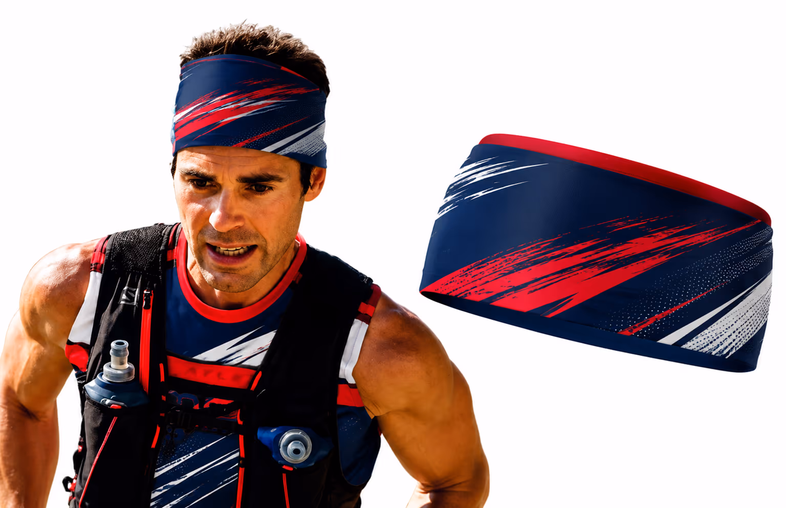 Diadema running personalizada para club — Nakara